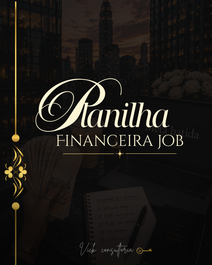 Capa Planilha Financeira Job